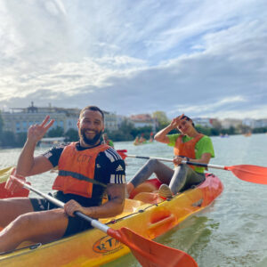 Kayak por el Guadalquivir en Sevilla